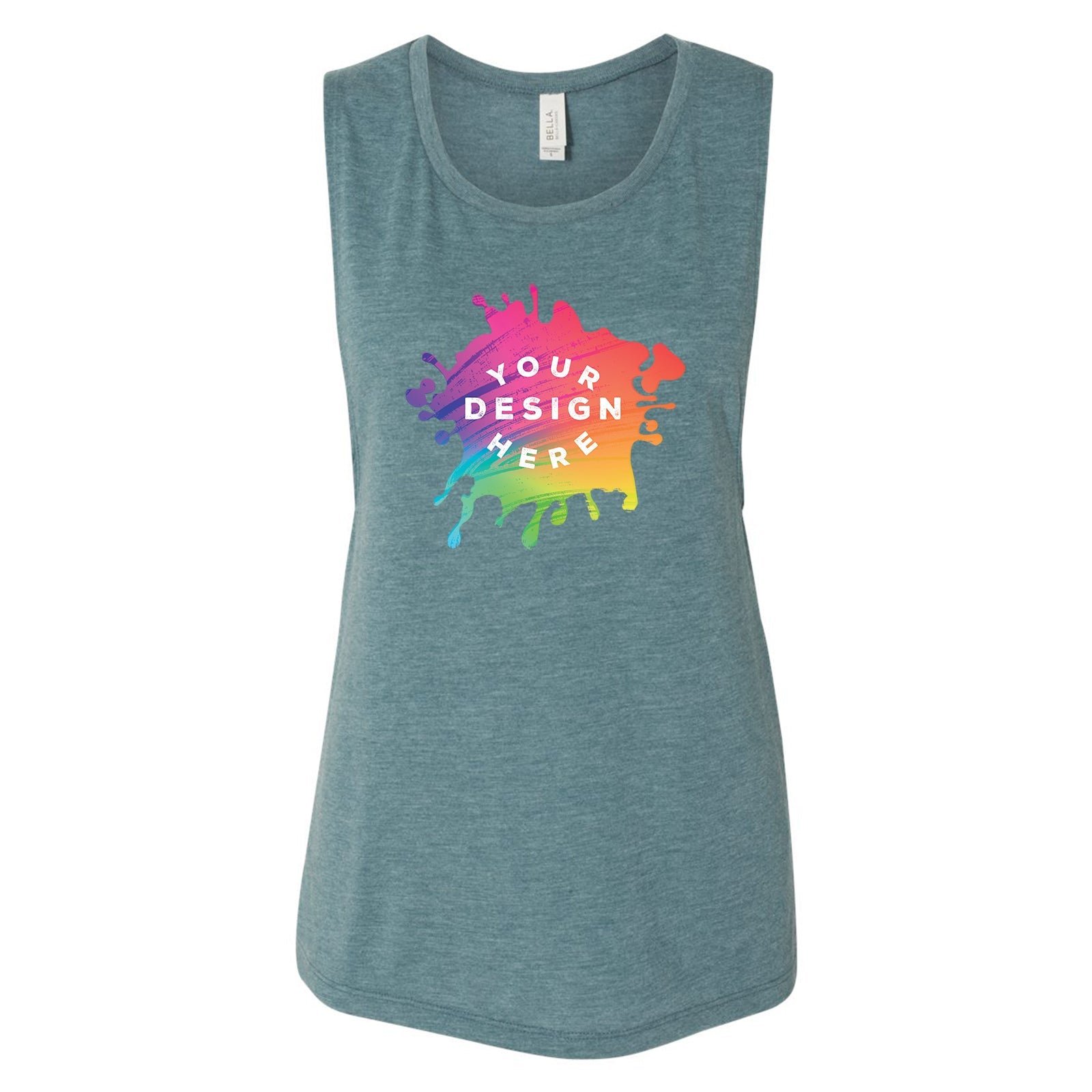 Bella + Canvas Women's Flowy Scoop Muscle Tank Top - Mato & Hash