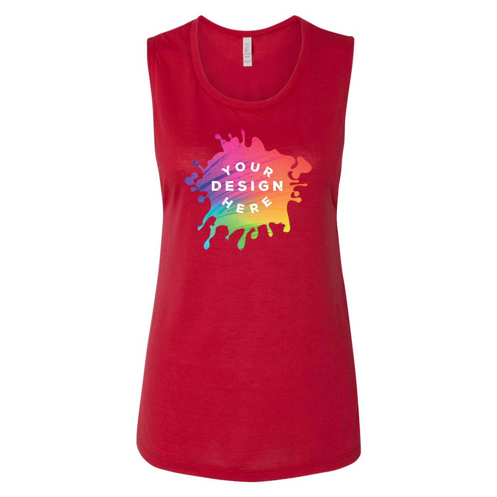 Bella + Canvas Women's Flowy Scoop Muscle Tank Top - Mato & Hash