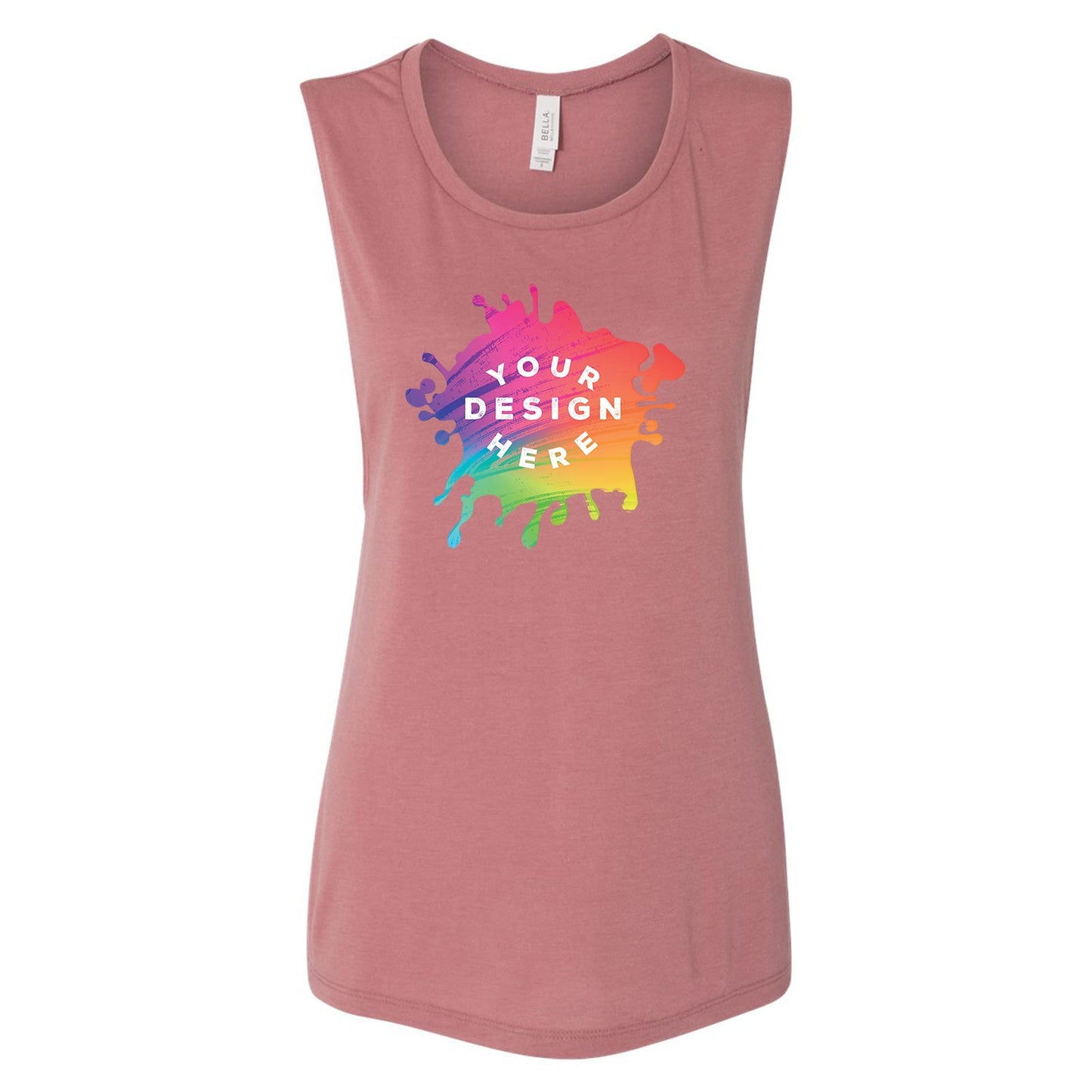 Bella + Canvas Women's Flowy Scoop Muscle Tank Top - Mato & Hash
