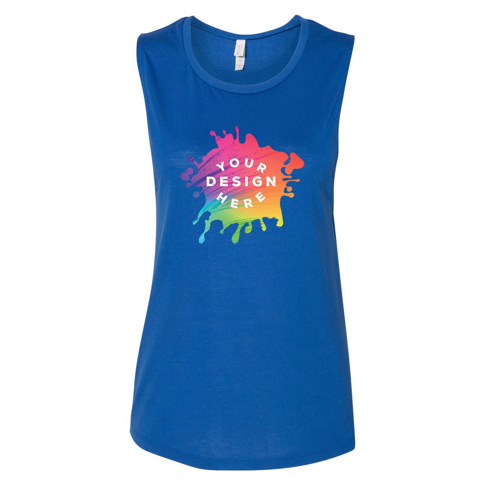 Bella + Canvas Women's Flowy Scoop Muscle Tank Top - Mato & Hash