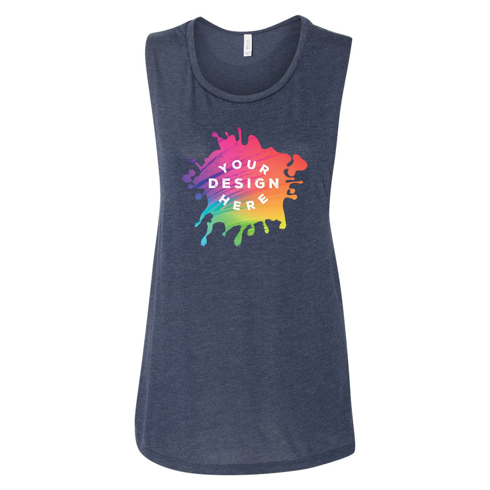 Bella + Canvas Women's Flowy Scoop Muscle Tank Top - Mato & Hash
