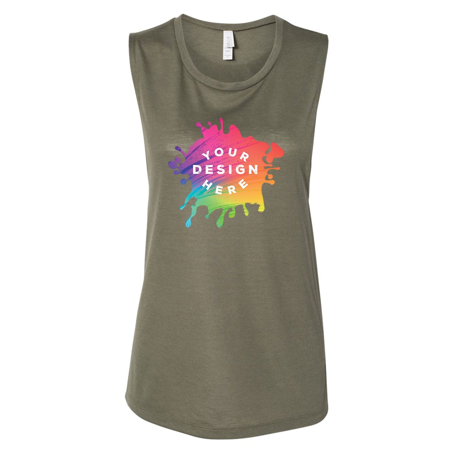 Bella + Canvas Women's Flowy Scoop Muscle Tank Top - Mato & Hash
