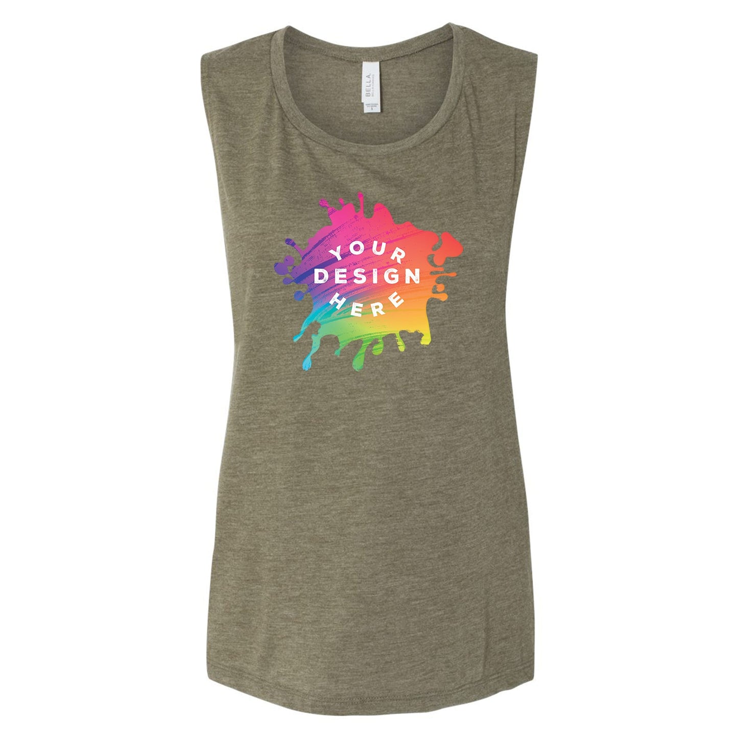 Bella + Canvas Women's Flowy Scoop Muscle Tank Top - Mato & Hash