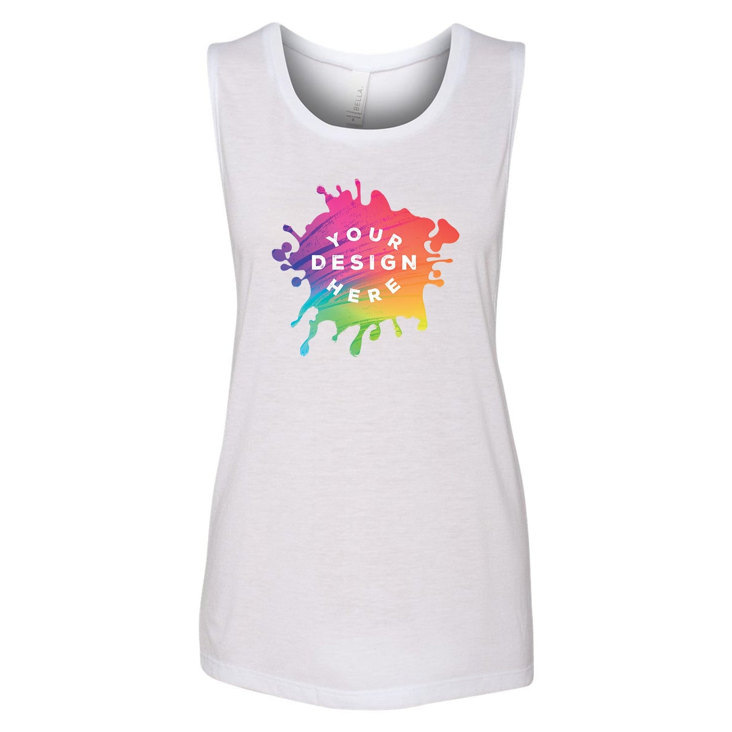Bella + Canvas Women's Flowy Scoop Muscle Tank Top - Mato & Hash
