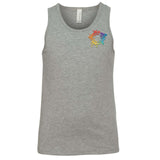 Bella + Canvas Youth Unisex 100% Cotton Jersey Tank Top Embroidery