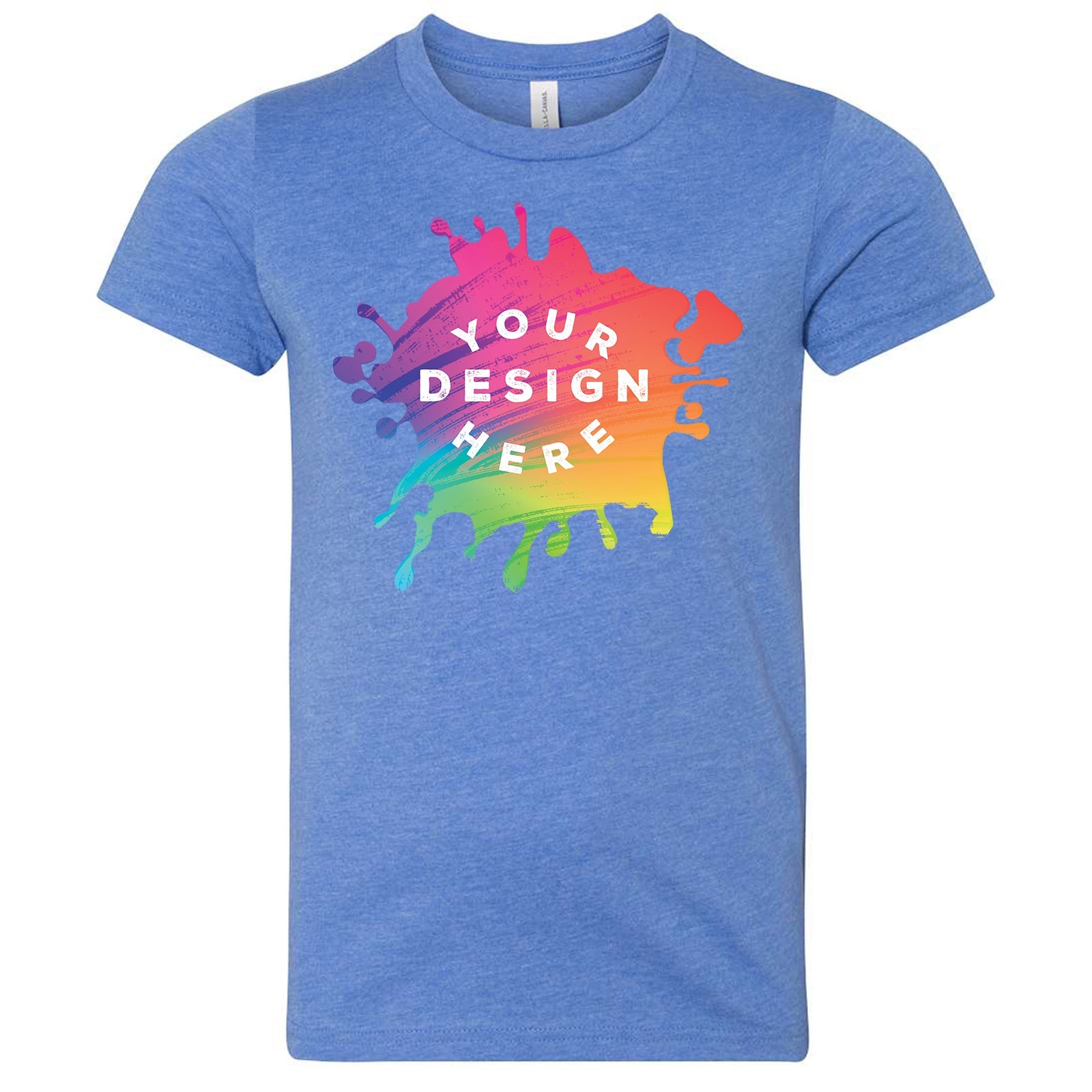 Bella + Canvas Youth Unisex Cotton/Polyester Blend T-Shirt - Mato & Hash