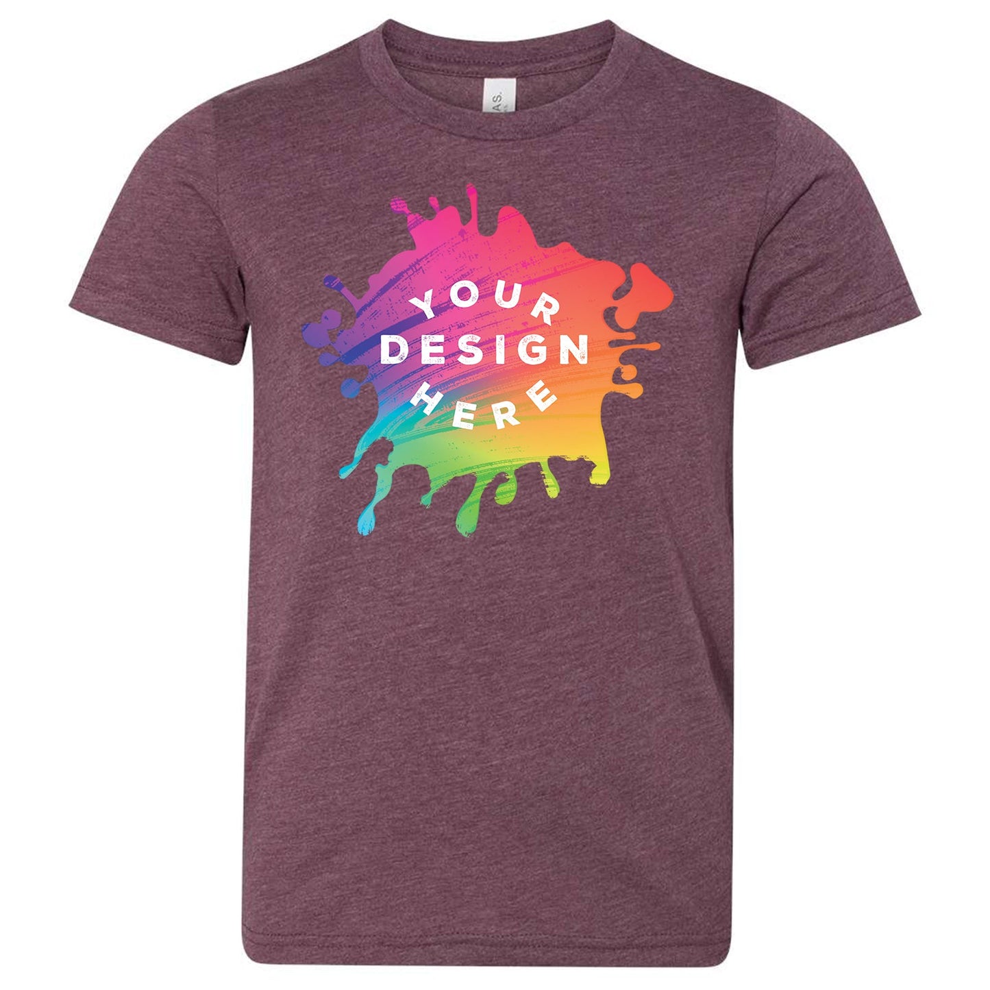 Bella + Canvas Youth Unisex Cotton/Polyester Blend T-Shirt - Mato & Hash