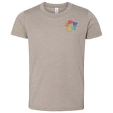 Bella + Canvas Youth Unisex Cotton/Polyester Blend T-Shirt Embroidery - Mato & Hash