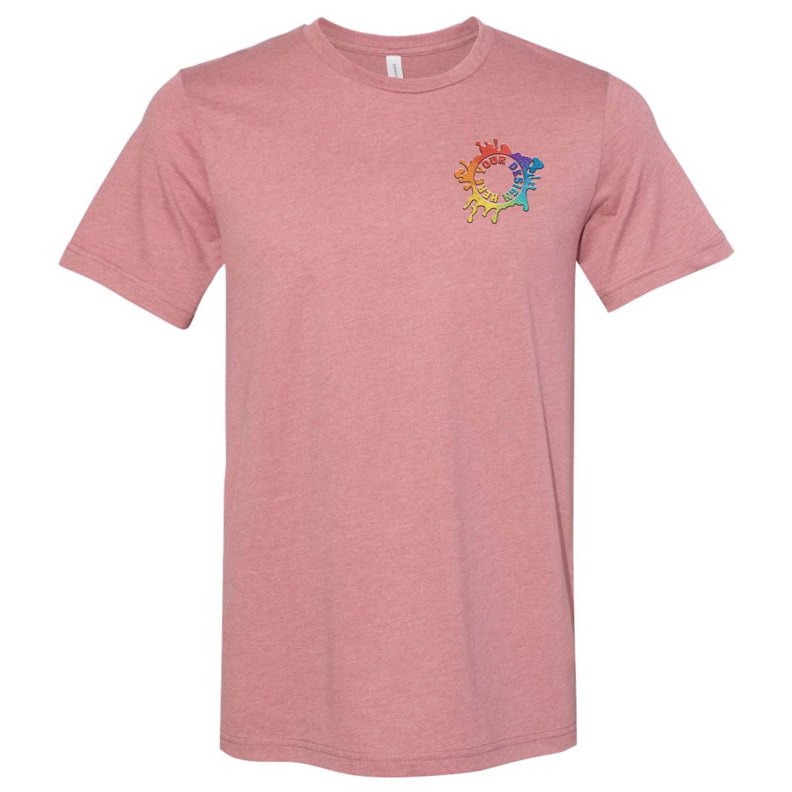 Bella + Canvas Youth Unisex Cotton/Polyester Blend T-Shirt Embroidery - Mato & Hash