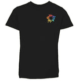 Bella + Canvas Youth Unisex Cotton/Polyester Blend T-Shirt Embroidery