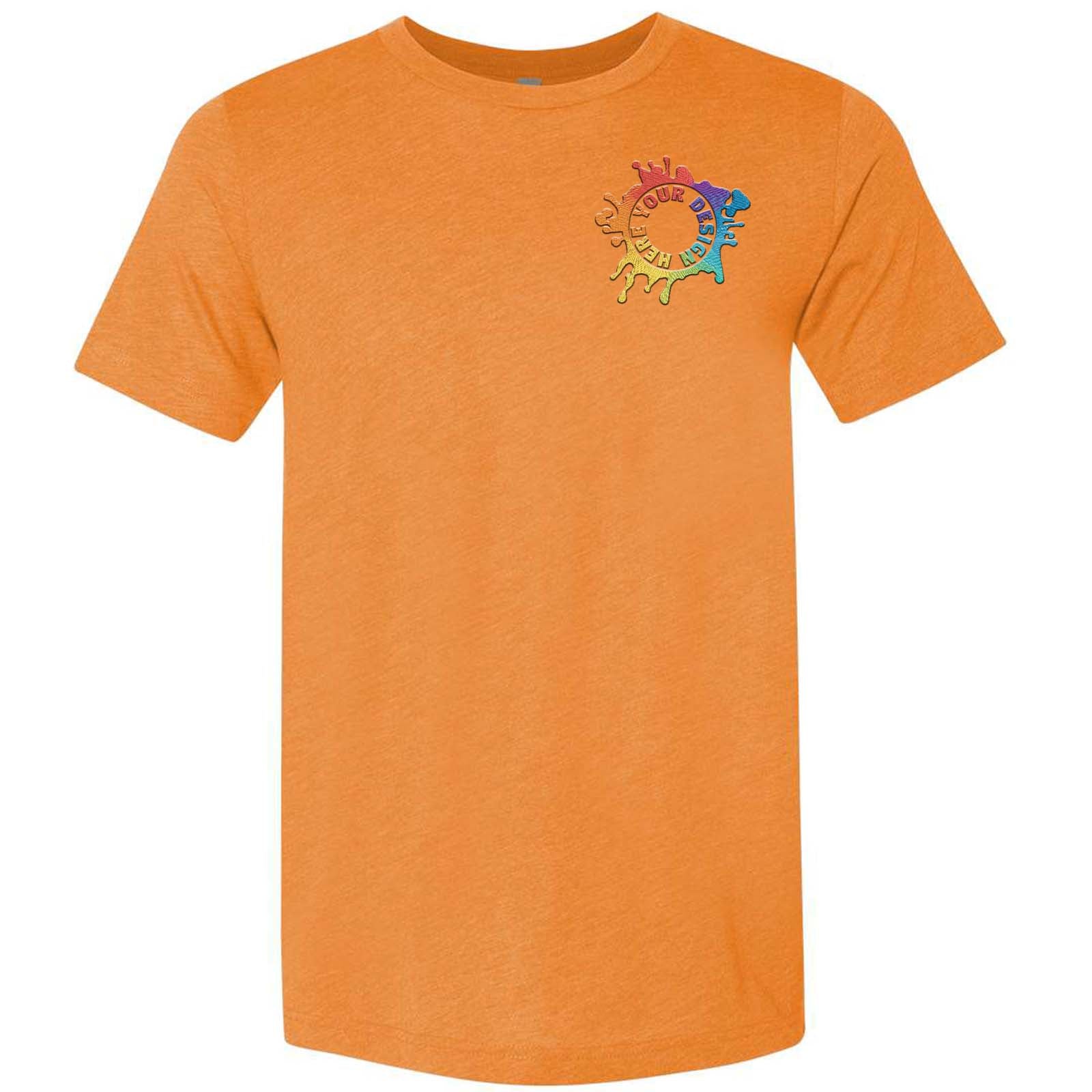 Bella + Canvas Youth Unisex Triblend T-Shirt Embroidery - Mato & Hash