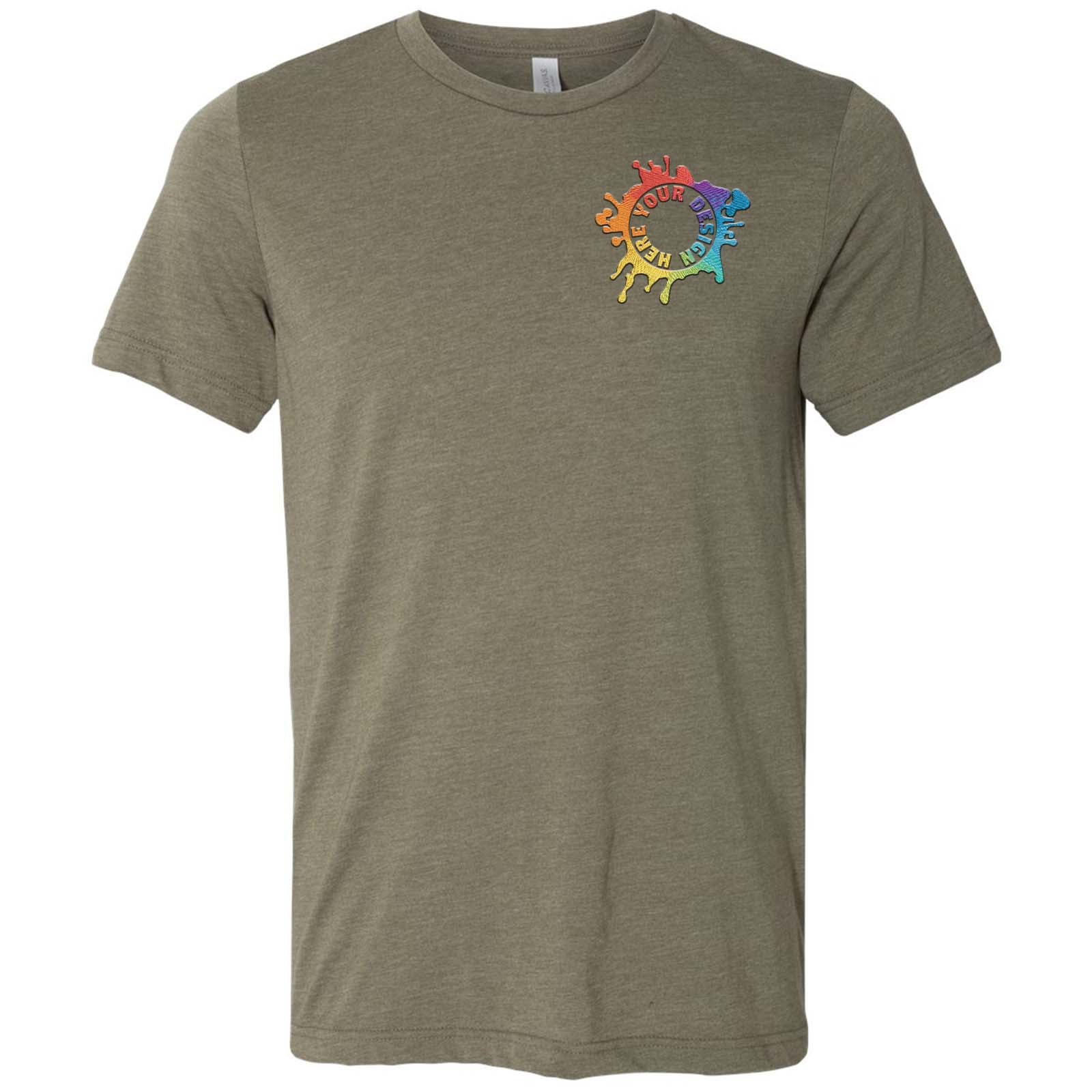 Bella + Canvas Youth Unisex Triblend T-Shirt Embroidery - Mato & Hash