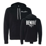 Benstein Grille “Ben Eating, Ben Drinking, Ben Serving” Cozy Hoodie Left Chest BG W/BEN Design - Mato & Hash