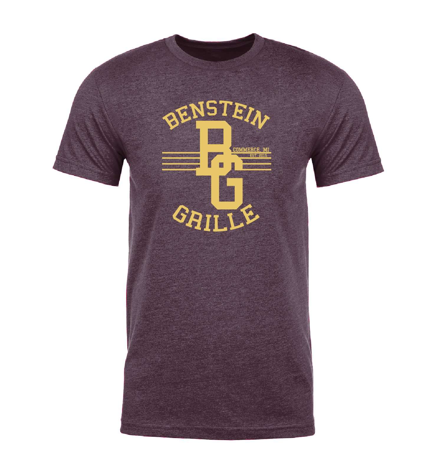Benstein Grille "Commerce, MI" Soft Cozy Shirt EST, BG Men's light T-Shirts - Mato & Hash