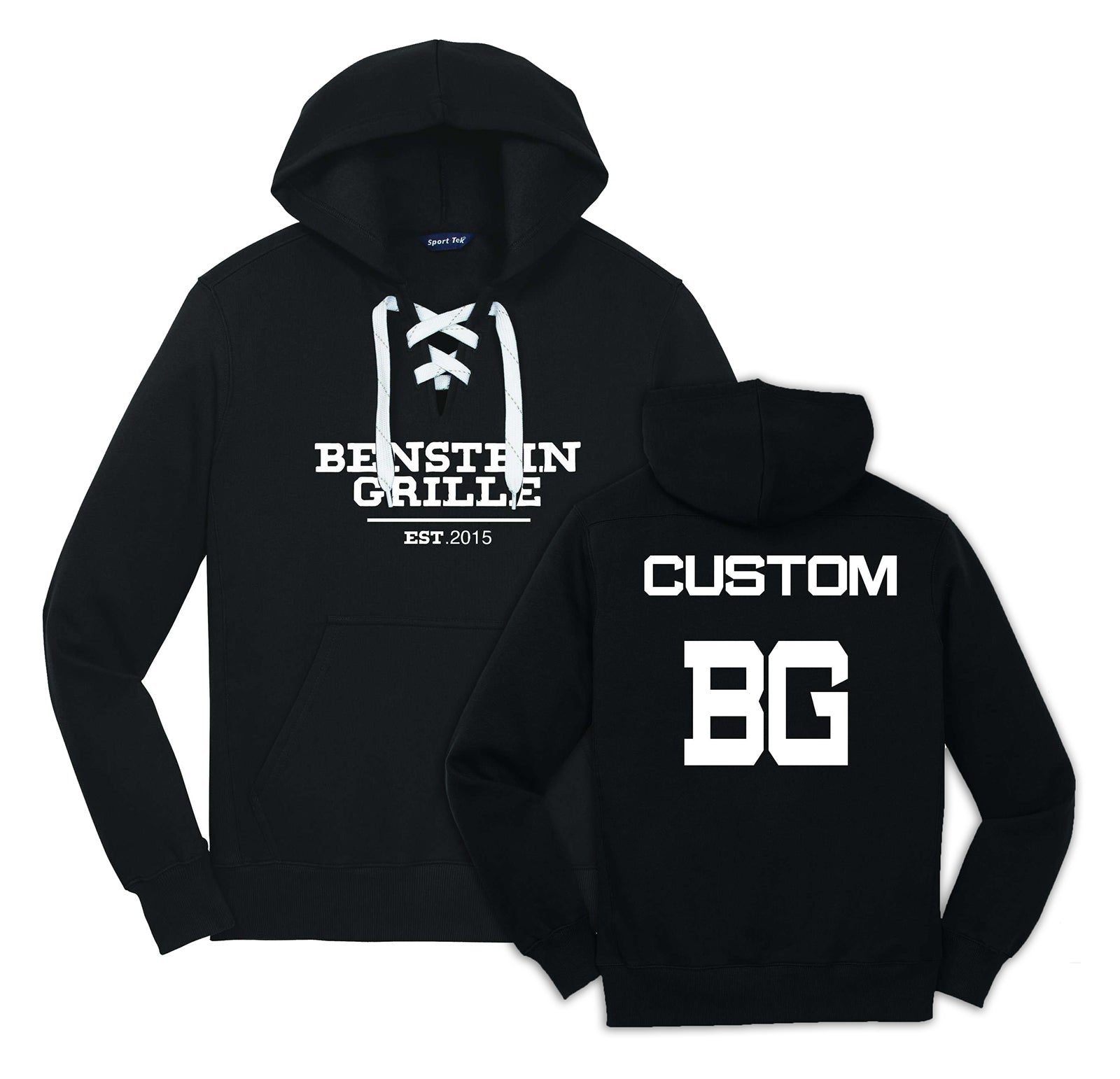 Benstein Grille “Custom Hockey Hoodie” With Custom Name and BG logo on Back - Mato & Hash