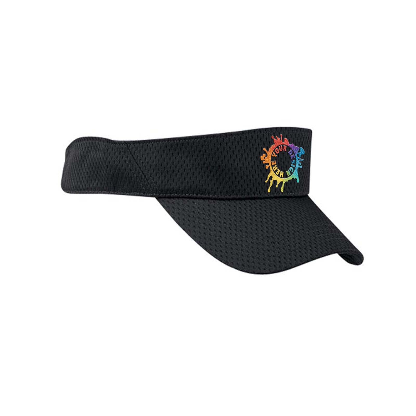 Big Accessories Sport Visor with Mesh Embroidery - Mato & Hash