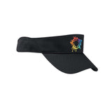 Big Accessories Sport Visor with Mesh Embroidery
