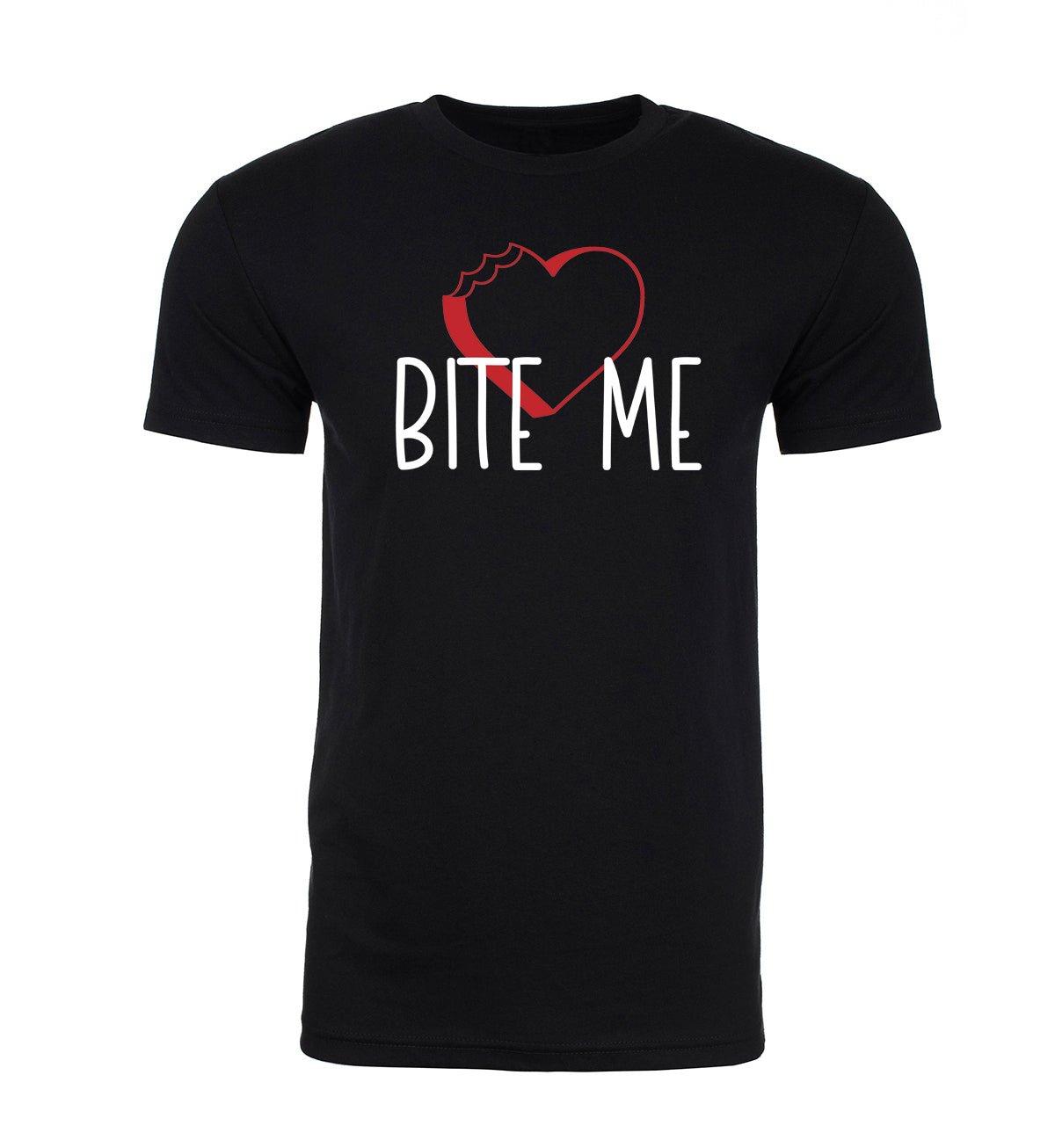 Shirt - I Hate Valentine's Day Shirts, Men Crew Neck T-Shirts Stupid Cupid Graphic Tee - Bite Me
