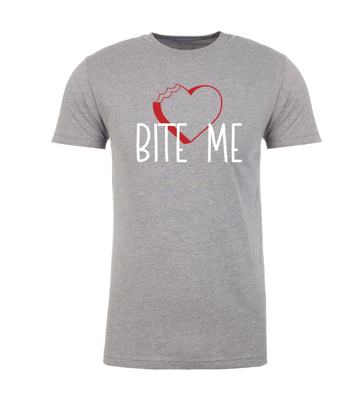 Shirt - I Hate Valentine's Day Shirts, Men Crew Neck T-Shirts Stupid Cupid Graphic Tee - Bite Me