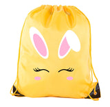 Blushing Bunny Easter Polyester Drawstring Bag - Mato & Hash