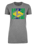 Brazil Soccer Pride Womens T Shirts - Mato & Hash