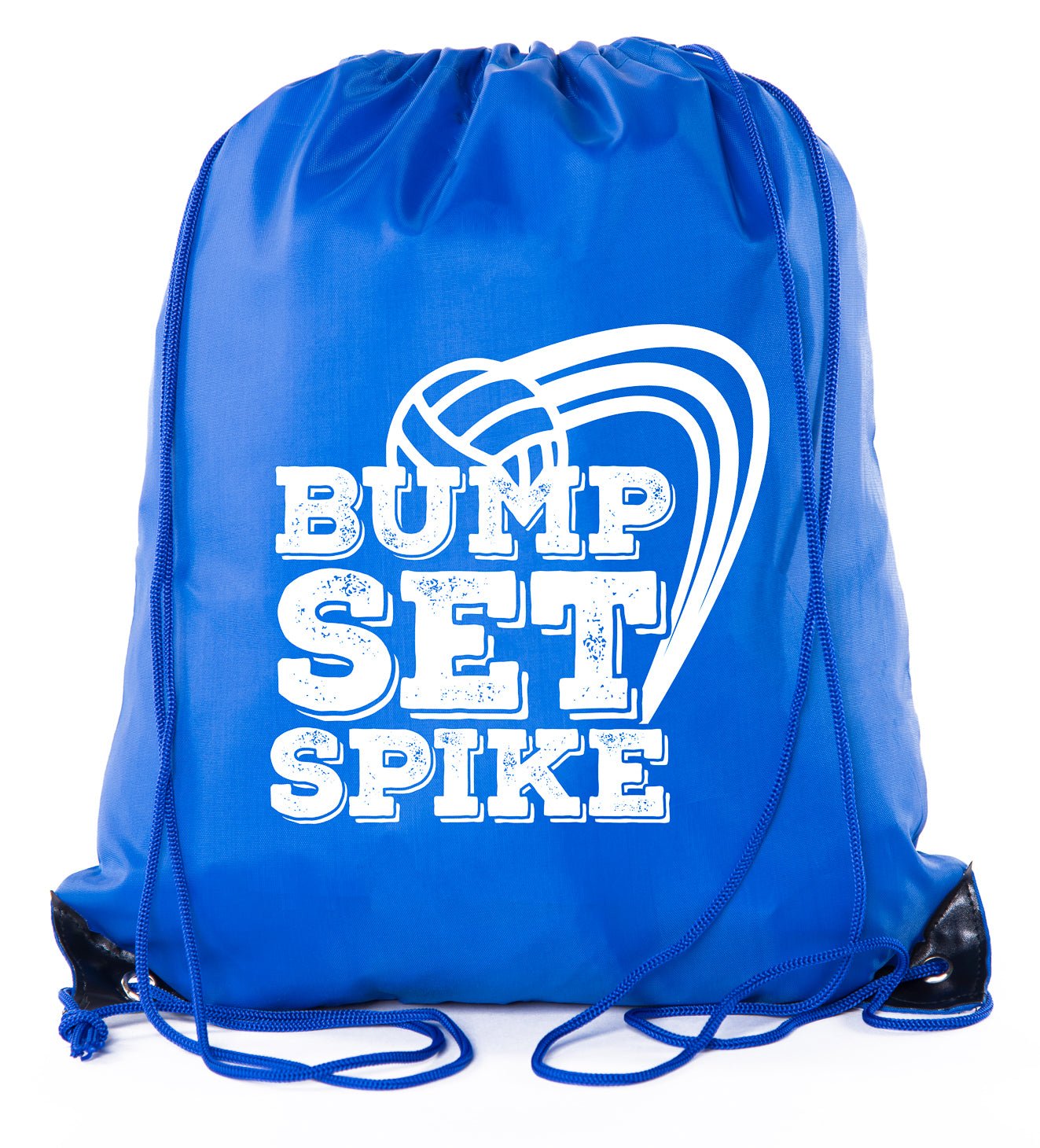 Bump, Set, Spike Polyester Drawstring Bag - Mato & Hash