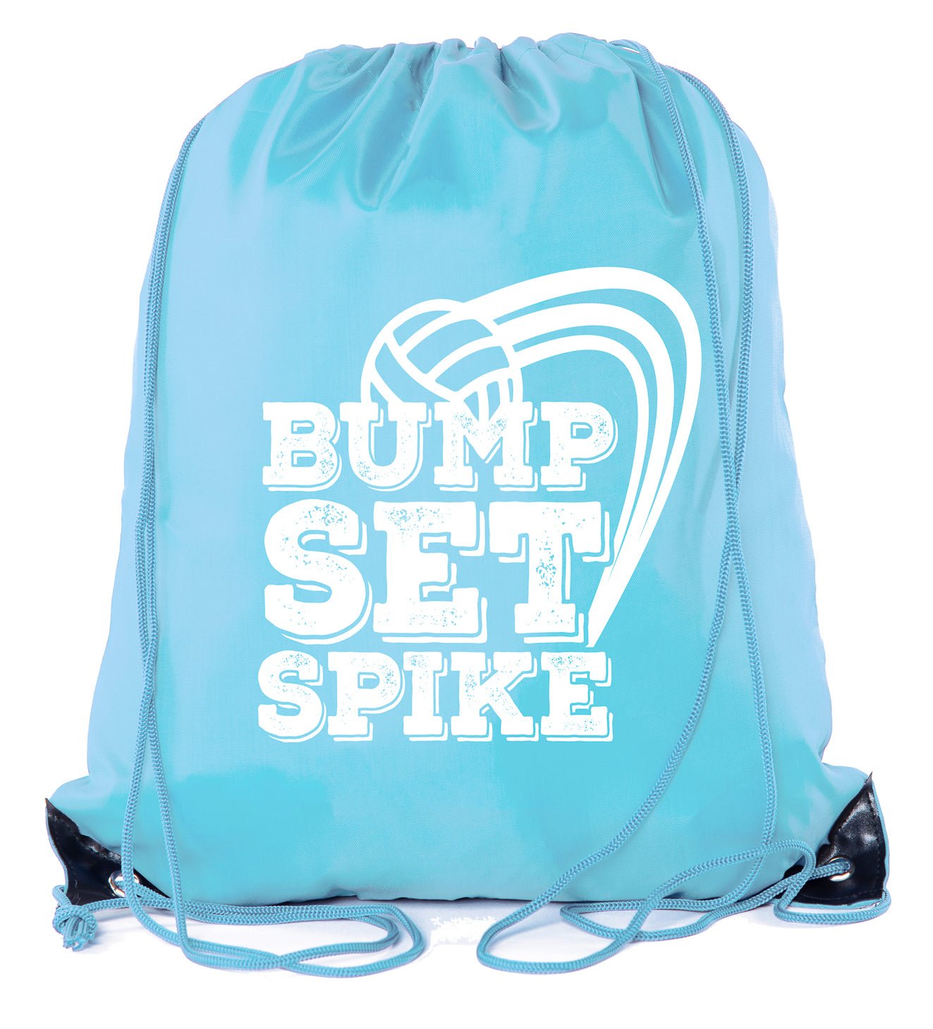 Bump, Set, Spike Polyester Drawstring Bag - Mato & Hash