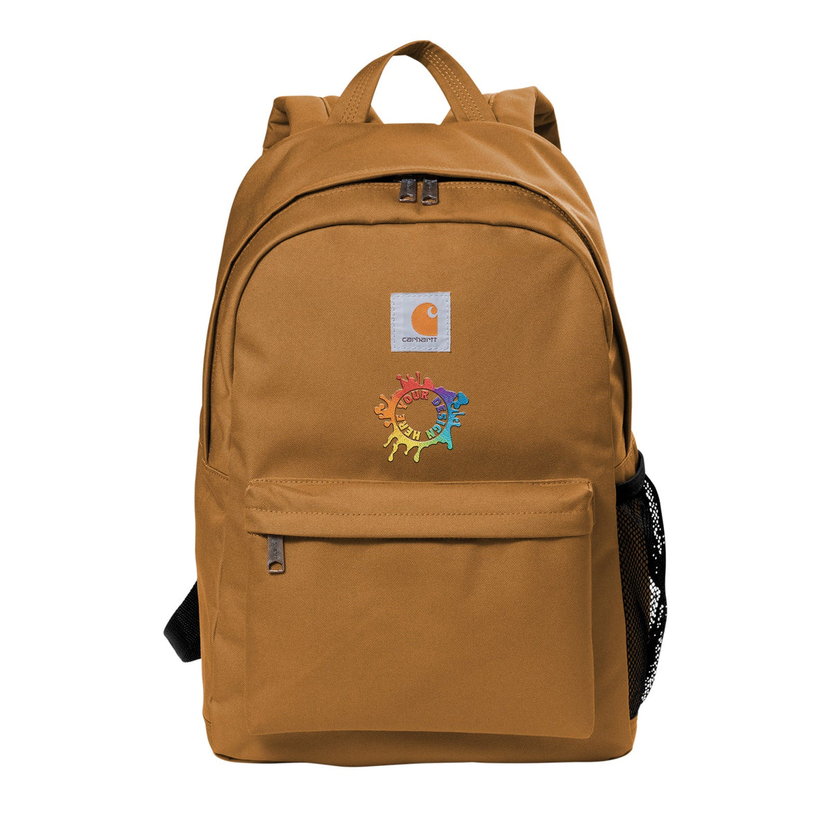 Embroidered Canvas Backpack Custom Embroidered Carhartt CT89241804 Canvas Backpack  main image 3