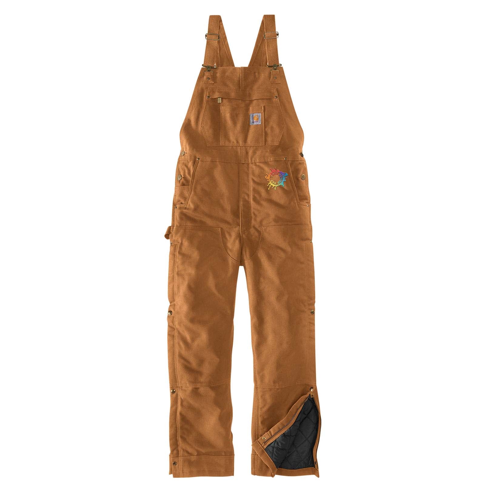 Carhartt® Firm Duck Insulated Bib Overalls Embroidery - Mato & Hash