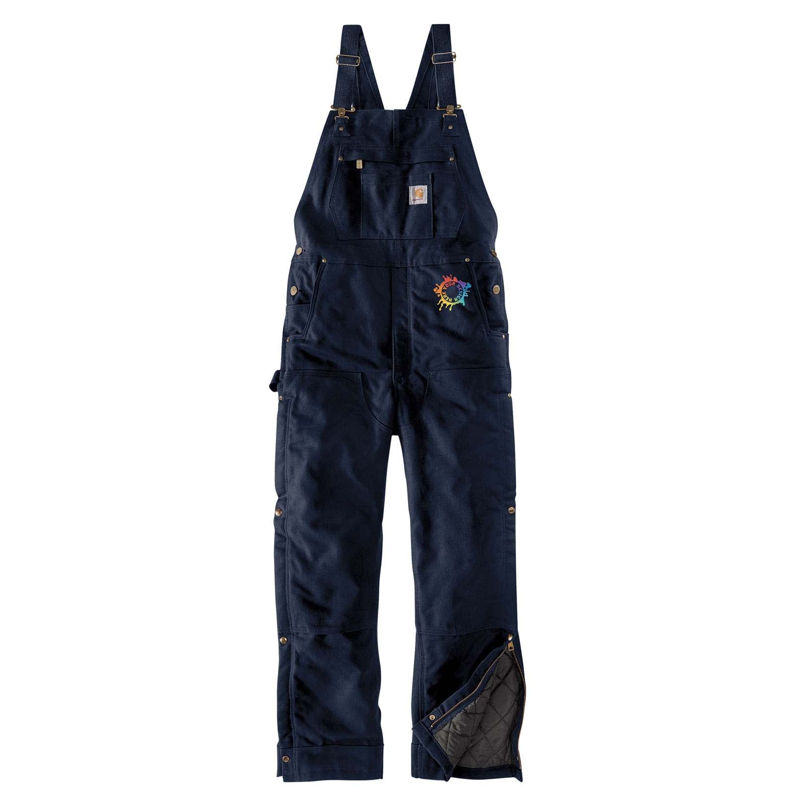 Carhartt® Firm Duck Insulated Bib Overalls Embroidery - Mato & Hash