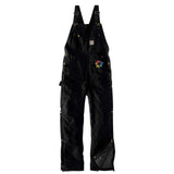 Carhartt® Firm Duck Insulated Bib Overalls Embroidery