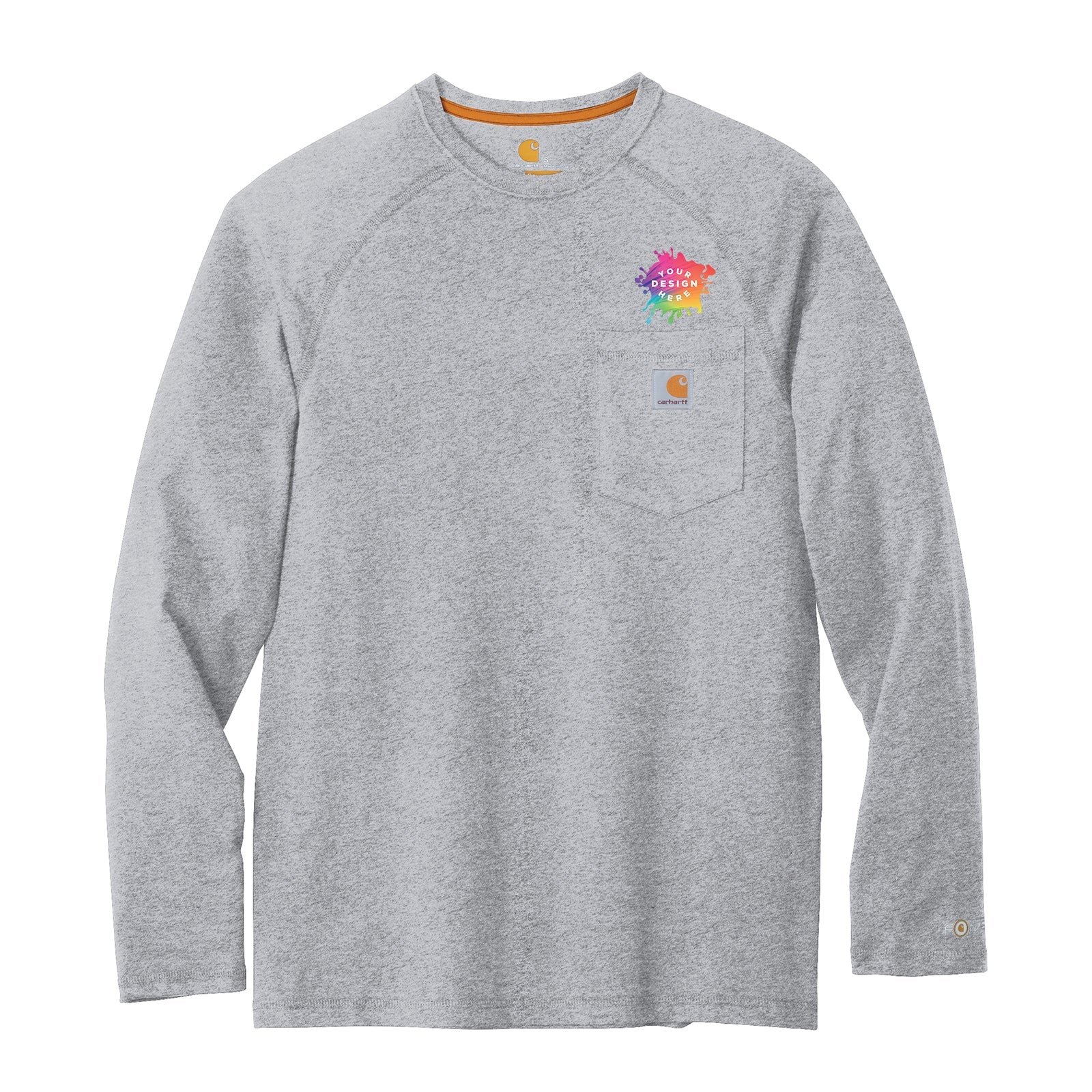 Carhartt Force Cotton Delmont Long Sleeve T-Shirt - Mato & Hash