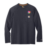 Carhartt Force Cotton Delmont Long Sleeve T-Shirt - Mato & Hash