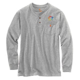Carhartt Long Sleeve Henley T-Shirt Embroidery - Mato & Hash