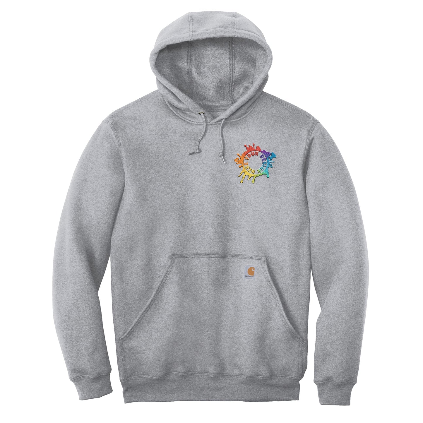 Carhartt Men's Cotton/Polyester Midweight Hooded Sweatshirt Embroidery - Mato & Hash