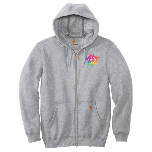Carhartt Men's Cotton/Polyester Midweight Hooded Zip-Front Sweatshirt - Mato & Hash