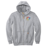 Carhartt Men's Cotton/Polyester Midweight Hooded Zip-Front Sweatshirt Embroidery - Mato & Hash
