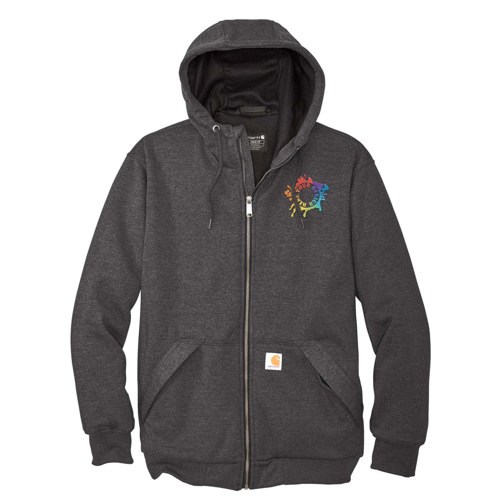 Carhartt® Midweight Thermal-Lined Full-Zip Sweatshirt Embroidery - Mato & Hash
