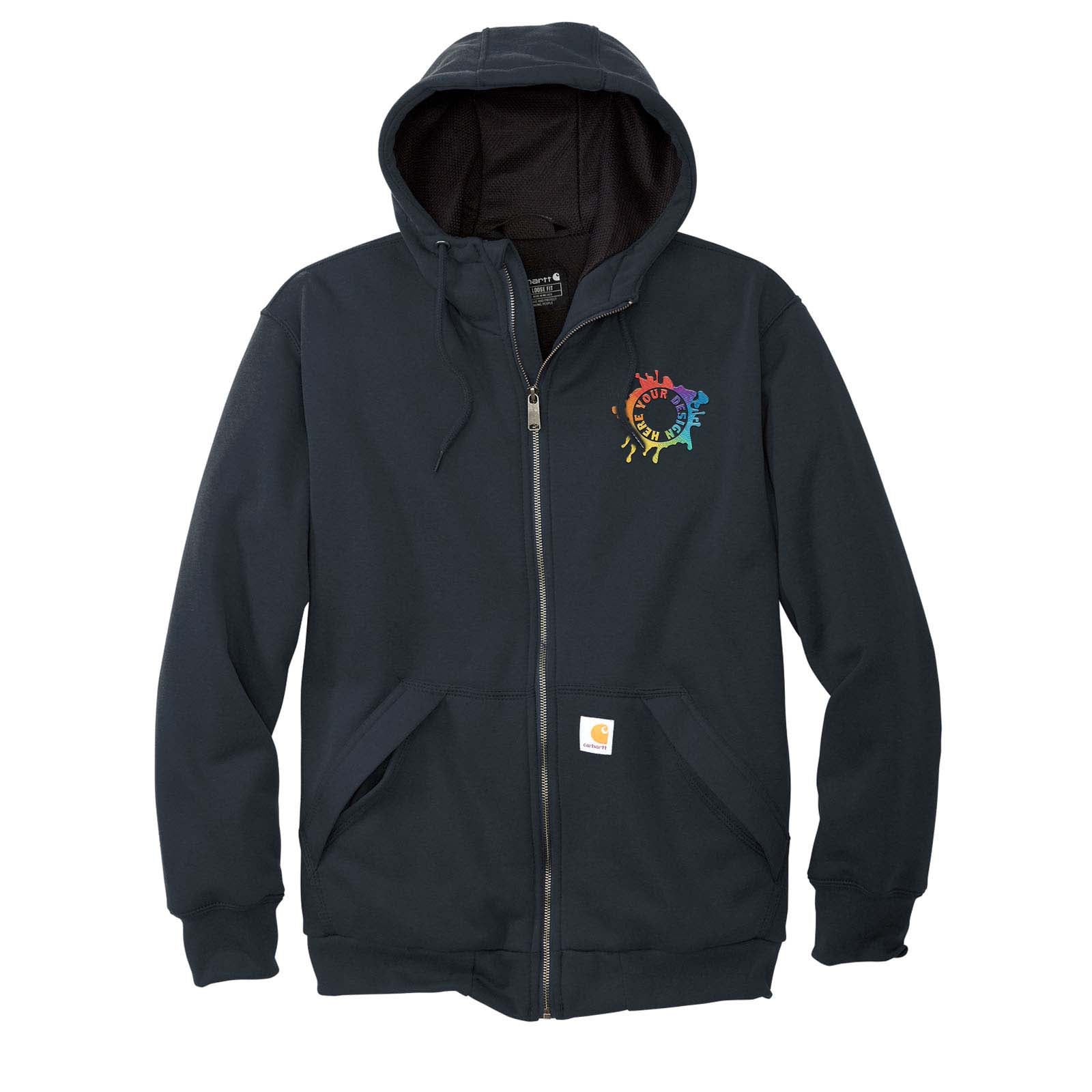 Carhartt® Midweight Thermal-Lined Full-Zip Sweatshirt Embroidery - Mato & Hash