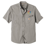 Carhartt Ridgefield Solid Short Sleeve Shirt Embroidery