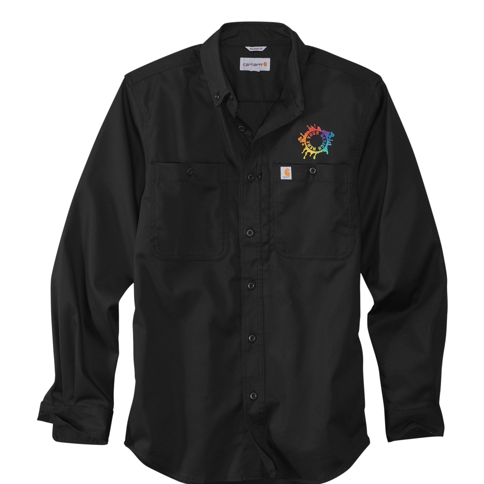 Carhartt Rugged Professional Series Long-Sleeve Shirt Embroidery - Mato & Hash