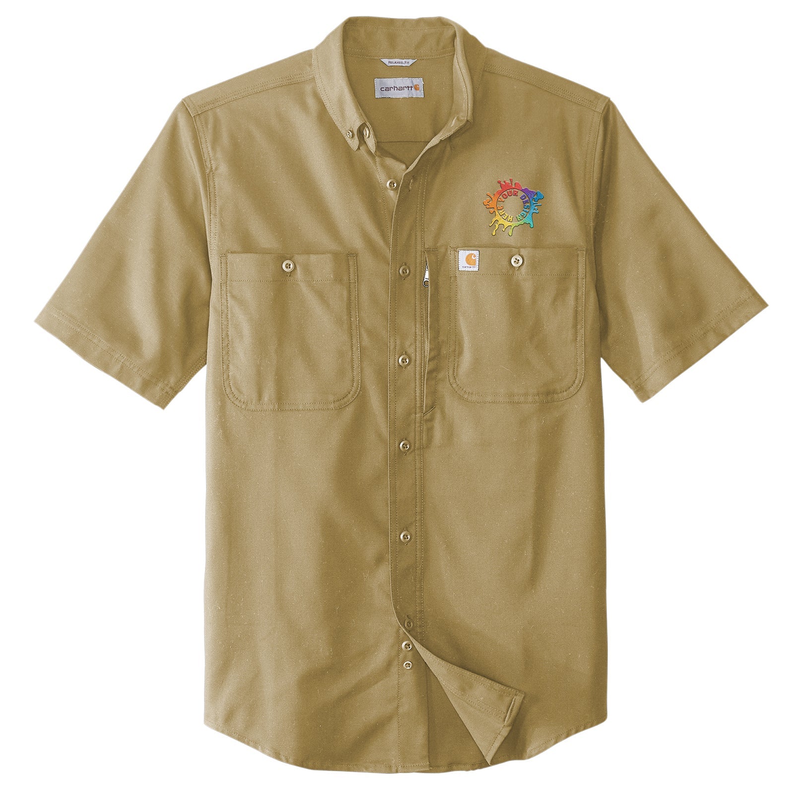 Carhartt Rugged Professional Series Short-Sleeve Shirt Embroidery - Mato & Hash