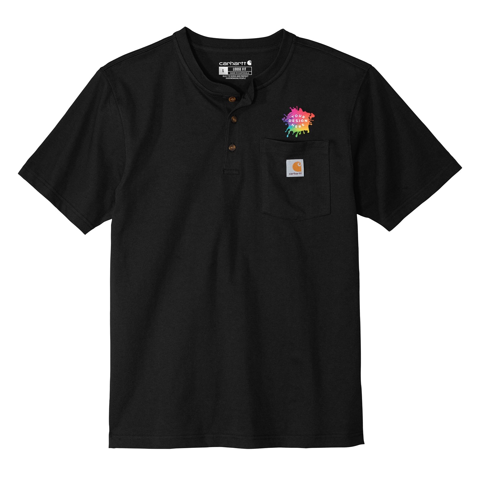 Carhartt Short Sleeve Henley T-Shirt - Mato & Hash