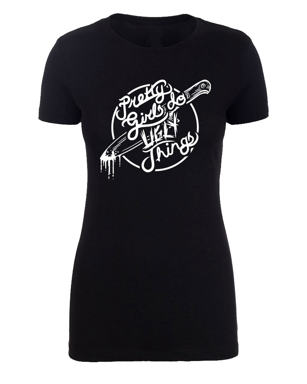 Carla Harvey Black Womens T - Shirt PGDUT White Logo - Mato & Hash