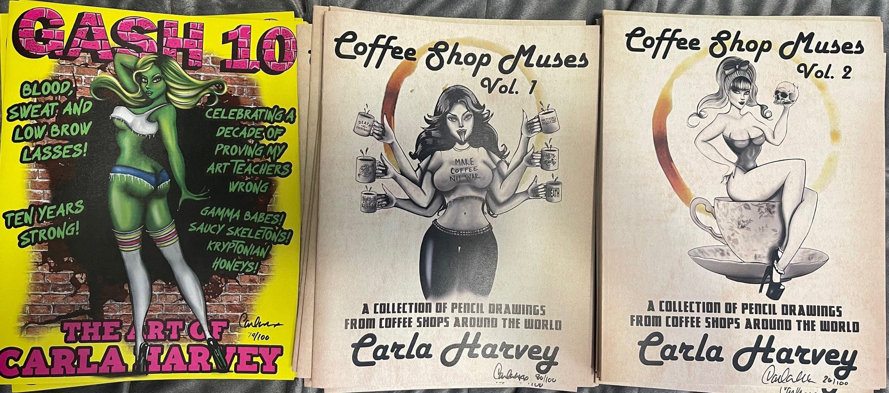 Carla Harvey Gash 10 Book and Coffee Shop Muses 1 & 2 - Mato & Hash