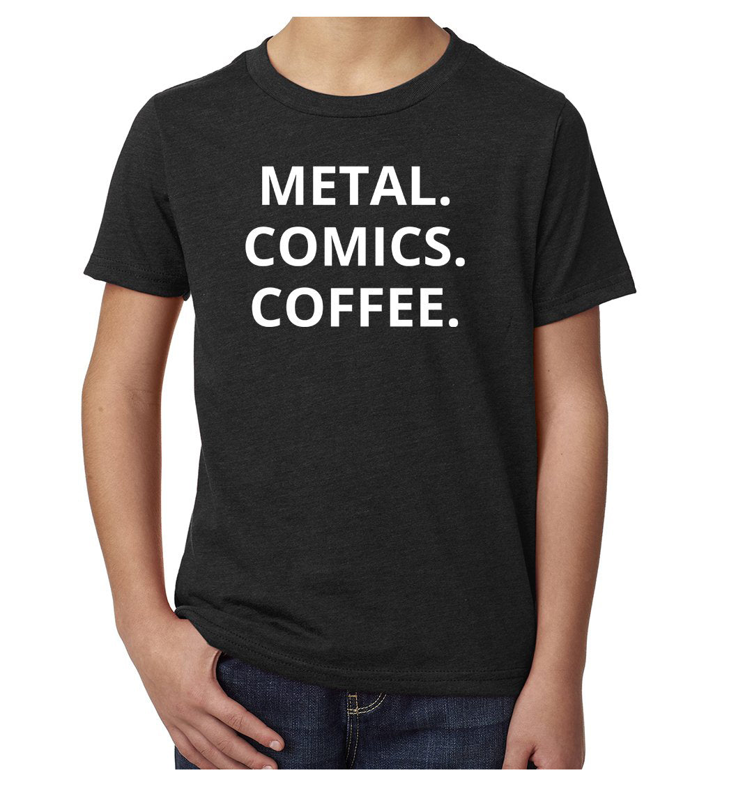 Carla Harvey Metal Comics Coffee T-Shirt - Mato & Hash