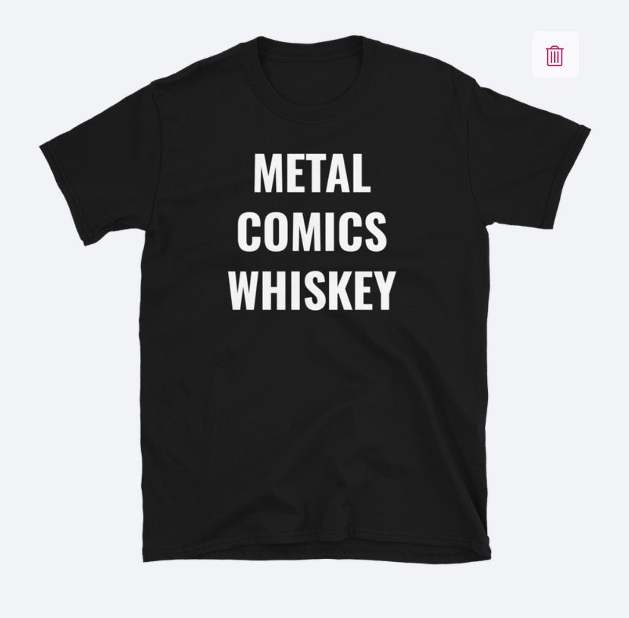 Carla Harvey Metal Comics Whiskey Shirt - Mato & Hash