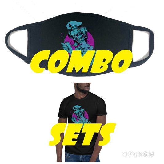Carla Harvey T- Shirt and Mask Combo - Mato & Hash
