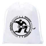 Celly in Faceoff Circle Mini Polyester Hockey Drawstring Bag - Mato & Hash