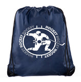 Celly in Faceoff Circle Polyester Hockey Drawstring Bag - Mato & Hash